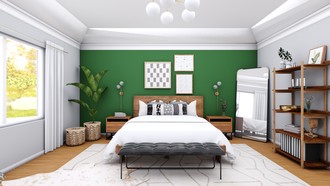 Modern, Bohemian, Midcentury Modern Bedroom by Havenly Interior Designer Jessica