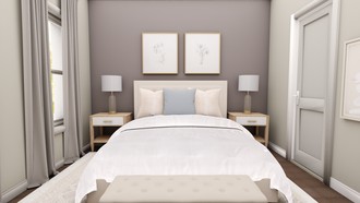 Bohemian, Transitional, Midcentury Modern, Scandinavian Bedroom by Havenly Interior Designer Maggie