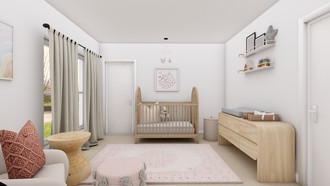 Midcentury Modern, Scandinavian Nursery by Havenly Interior Designer Camila