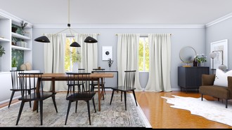 Midcentury Modern, Scandinavian Dining Room by Havenly Interior Designer Claire
