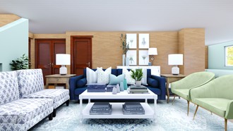 Contemporary, Eclectic, Vintage, Preppy Living Room by Havenly Interior Designer Robyn