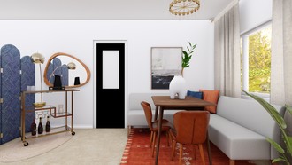 Contemporary, Modern, Transitional, Midcentury Modern Dining Room by Havenly Interior Designer Robyn