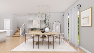 Modern, Scandinavian Dining Room by Havenly Interior Designer Romina