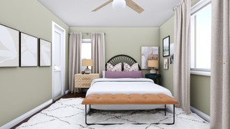Eclectic, Minimal, Scandinavian Bedroom by Havenly Interior Designer Ashlyn