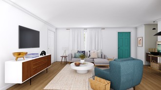 Midcentury Modern Living Room by Havenly Interior Designer Keegan