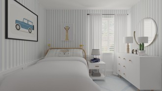 Classic, Coastal, Transitional Bedroom by Havenly Interior Designer Jennifer