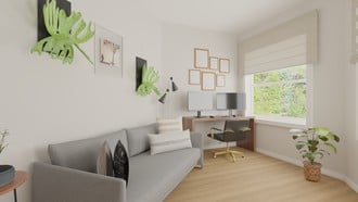 Midcentury Modern Office by Havenly Interior Designer Arianna