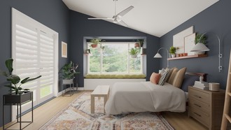 Modern, Bohemian, Transitional, Midcentury Modern, Scandinavian Bedroom by Havenly Interior Designer Michelle