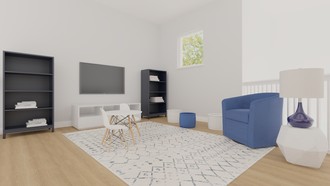 Contemporary Playroom by Havenly Interior Designer Troyce