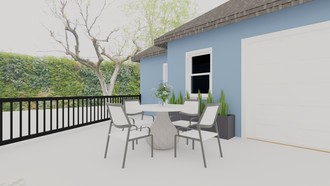 Eclectic Outdoor Space by Havenly Interior Designer Leah