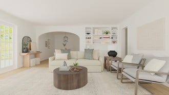 Contemporary, Transitional, Classic Contemporary Living Room by Havenly Interior Designer Meredith