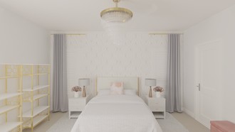 Glam Bedroom by Havenly Interior Designer Faith