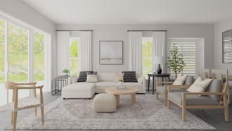 Modern, Classic, Transitional Living Room by Havenly Interior Designer Amanda