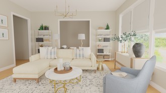 Classic Living Room by Havenly Interior Designer Melissa
