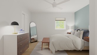 Contemporary, Bohemian, Coastal, Scandinavian Bedroom by Havenly Interior Designer Mateo