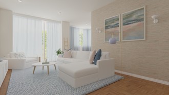 Classic, Coastal Living Room by Havenly Interior Designer Blair