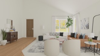 Contemporary, Modern, Glam Living Room by Havenly Interior Designer Samantha