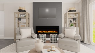 Transitional Living Room by Havenly Interior Designer Jaime