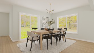 Classic, Transitional Dining Room by Havenly Interior Designer Jaime
