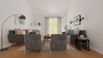 Midcentury Modern Living Room by Havenly Interior Designer Faith