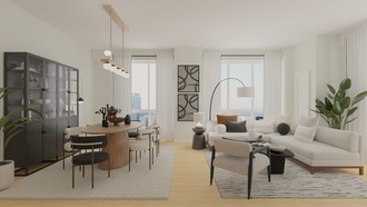 Contemporary, Modern, Glam Living Room by Havenly Interior Designer Letícia