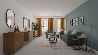 Modern, Midcentury Modern Living Room by Havenly Interior Designer Maria