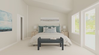 Contemporary, Coastal, Farmhouse, Rustic Bedroom by Havenly Interior Designer Hannah