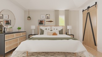 Eclectic Bedroom by Havenly Interior Designer Brenthony