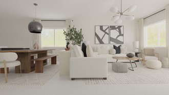 Modern, Minimal Living Room by Havenly Interior Designer Alyssa