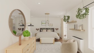 Bohemian, Midcentury Modern Bedroom by Havenly Interior Designer Jack