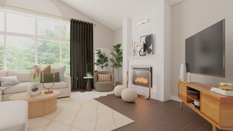 Modern, Midcentury Modern, Minimal Living Room by Havenly Interior Designer Laura