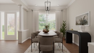 Classic, Farmhouse Dining Room by Havenly Interior Designer Allison