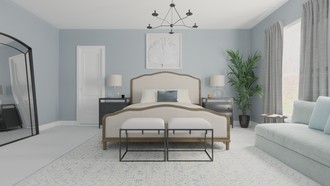 Rustic Bedroom by Havenly Interior Designer Marisol