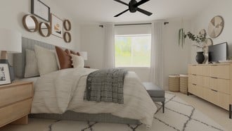 Modern, Minimal Bedroom by Havenly Interior Designer Alyssa