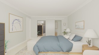 Midcentury Modern, Minimal Bedroom by Havenly Interior Designer Jessenia