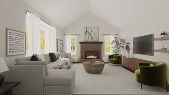Contemporary, Modern Living Room by Havenly Interior Designer Julia