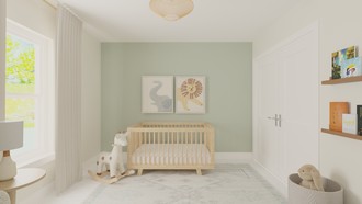 Classic, Bohemian Nursery by Havenly Interior Designer Mikaela