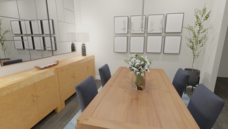 Modern, Minimal Dining Room by Havenly Interior Designer Danielle