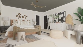 Bohemian, Global, Minimal Bedroom by Havenly Interior Designer Alyssa