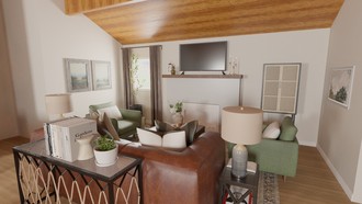 Traditional, Rustic Living Room by Havenly Interior Designer Trenton