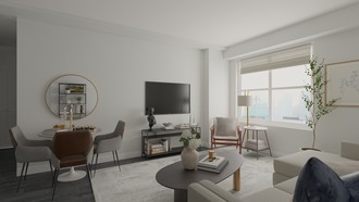 Modern, Classic, Transitional Living Room by Havenly Interior Designer Trenton