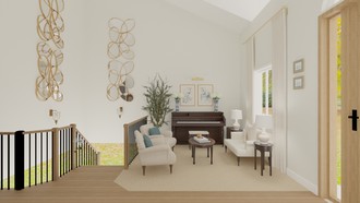 Traditional, Transitional Living Room by Havenly Interior Designer Paulina