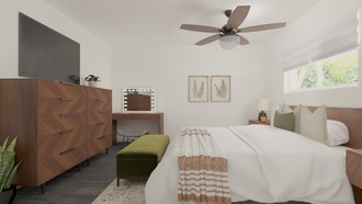 Midcentury Modern Bedroom by Havenly Interior Designer Lilian