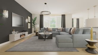 Contemporary, Glam Living Room by Havenly Interior Designer Kiaritza