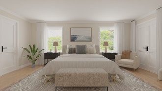 Farmhouse, Transitional Bedroom by Havenly Interior Designer Robyn
