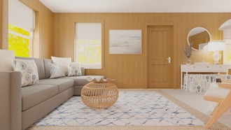 Coastal, Traditional Living Room by Havenly Interior Designer Victoria