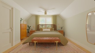 Midcentury Modern Bedroom by Havenly Interior Designer Jessenia