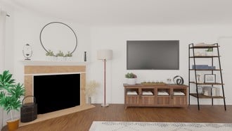 Midcentury Modern, Scandinavian Living Room by Havenly Interior Designer Rachel