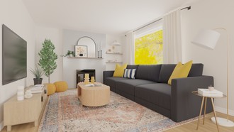 Contemporary, Modern Living Room by Havenly Interior Designer Alexandra