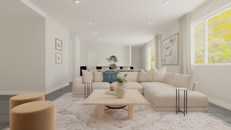 Modern, Midcentury Modern Living Room by Havenly Interior Designer Paulina